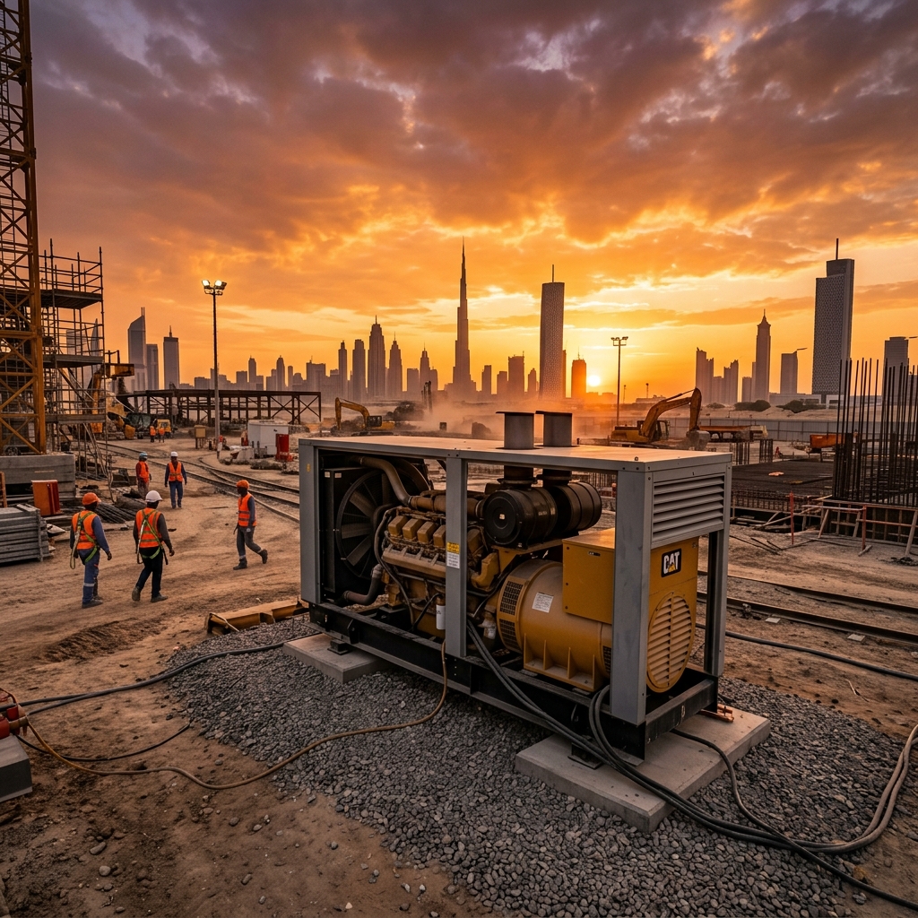 Peter Power Generators - Dubai Construction Site