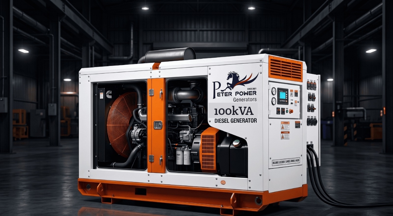 PPG 100 KVA Silent Diesel Generator for Rental